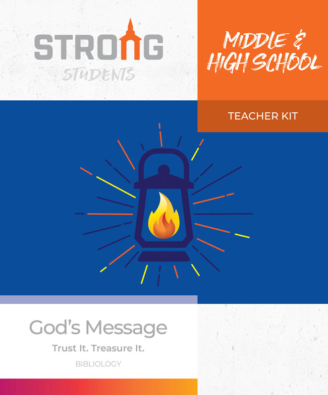 God's Message: Trust It. Treasure It. <br>Middle & High School Teacher Kit – ESV