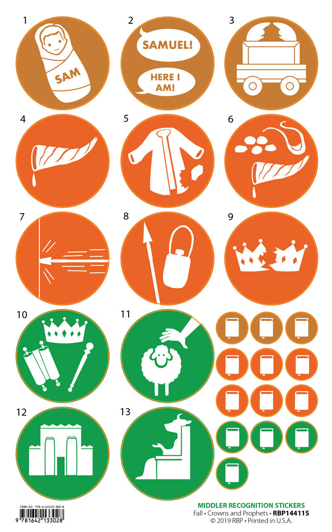 Middler Recognition Stickers <br>Fall 2025