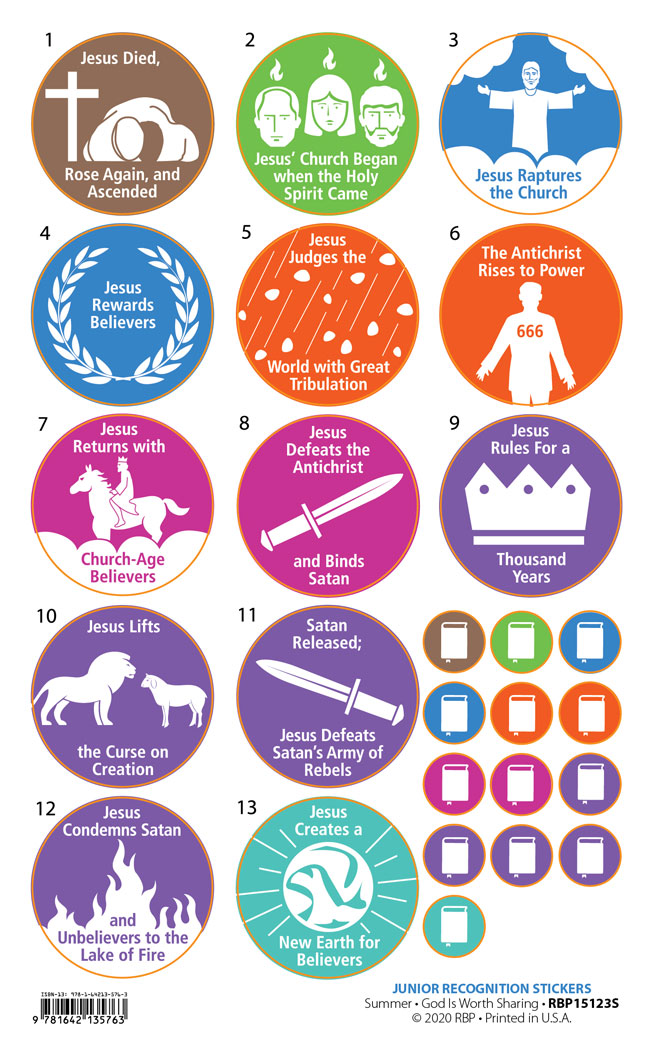 Junior Recognition Stickers <br>Summer 2024