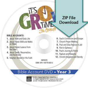 It's Grow Time <br>Year 3 Bible Account Download