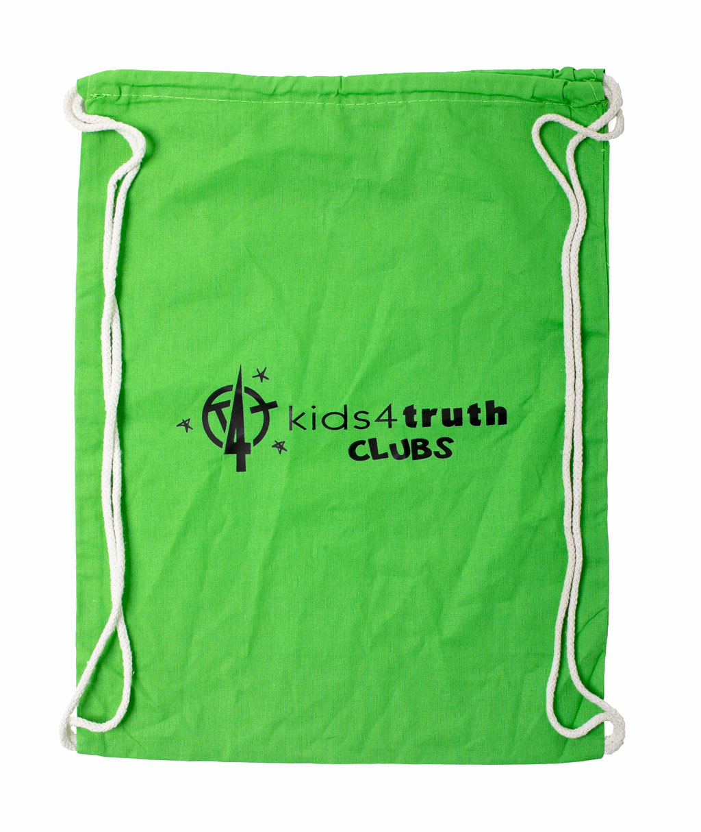 Cotton Cinch Bag - Lime