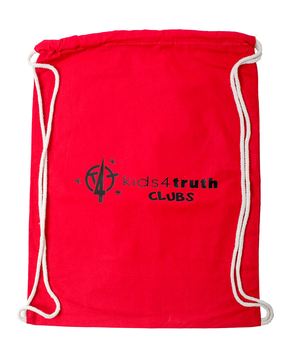 Cotton Cinch Bag - Red