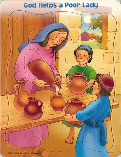 Puzzle - God Helps a Poor Lady