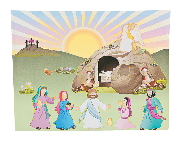 Jesus Lives Sticker Scenes